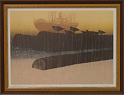 Rain on the River by Elton Bennett