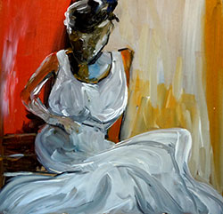 Woman in Dress by Therese Rene Zuver